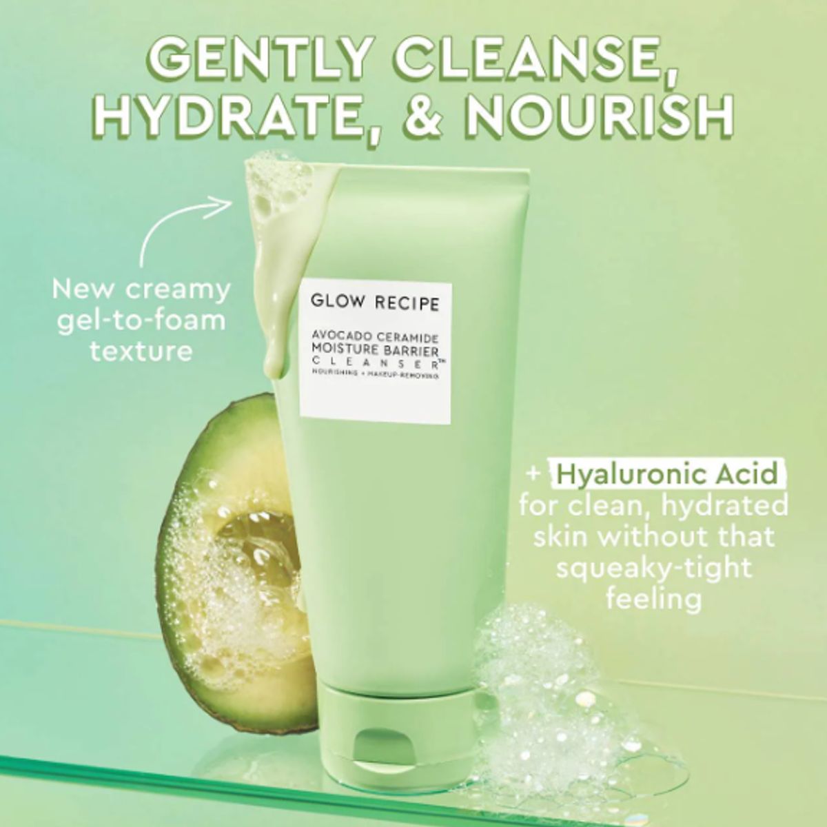 GLOW RECIPE - Limpiador Hidratante y Desmaquillante de Aguacate 150 mL Glow Recipe
