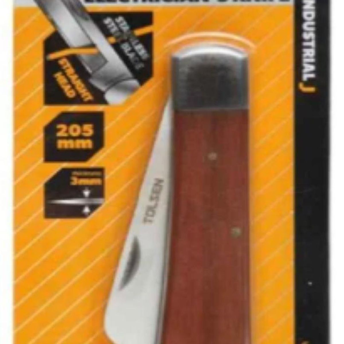 TOLSEN - Cuchillo Electricista curvo 195mm 38041 Tolsen