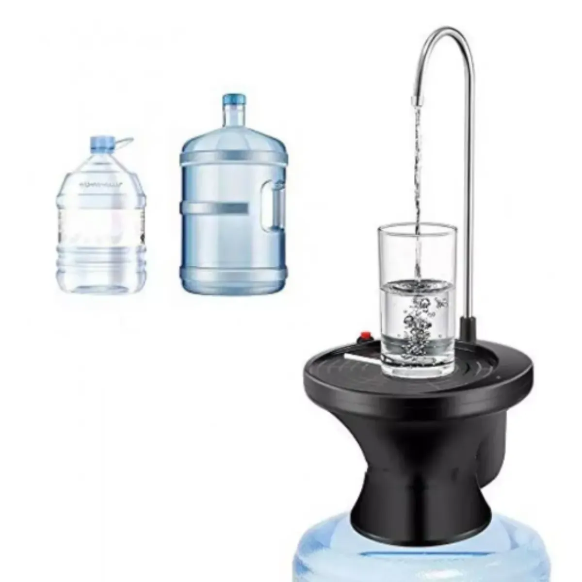 GENERICO - Dispensador Automático de Agua Recargable USB  Eléctrico y Portátil  Rotación 360°