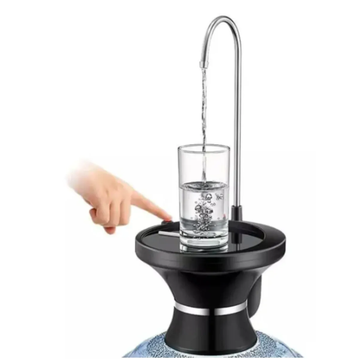 GENERICO - Dispensador Automático de Agua Recargable USB  Eléctrico y Portátil  Rotación 360°