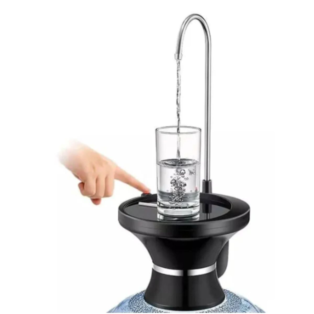 GENERICO - Dispensador Automático de Agua Recargable USB  Eléctrico y Portátil  Rotación 360°