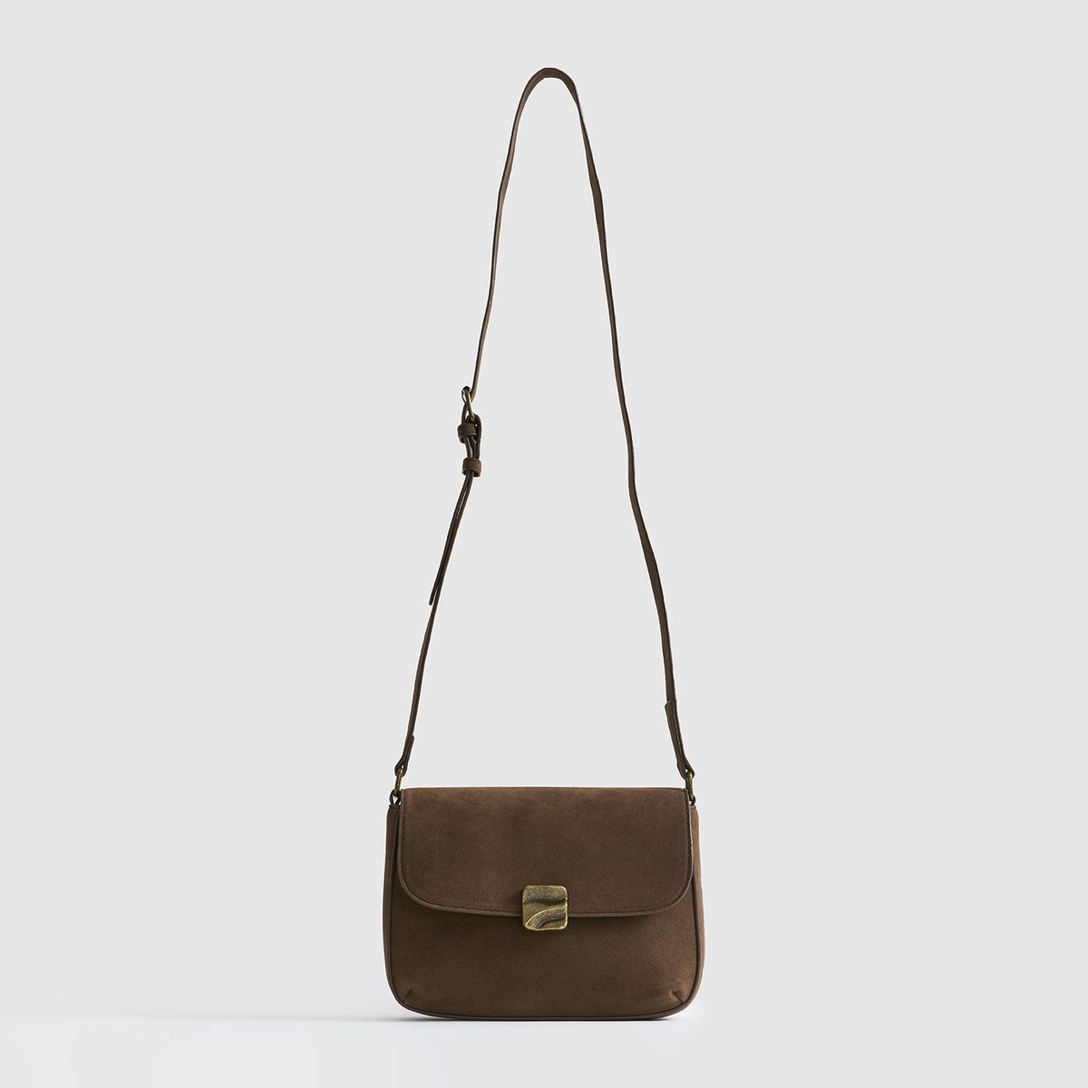 LOUNGE - Cartera Bandolera Fake Suede Woman LOUNGE