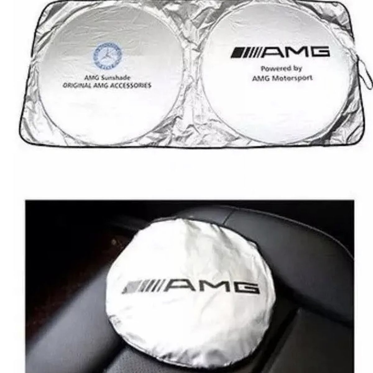 GENERICO - Parasol Protector Solar Reflectante para Mercedes AMG