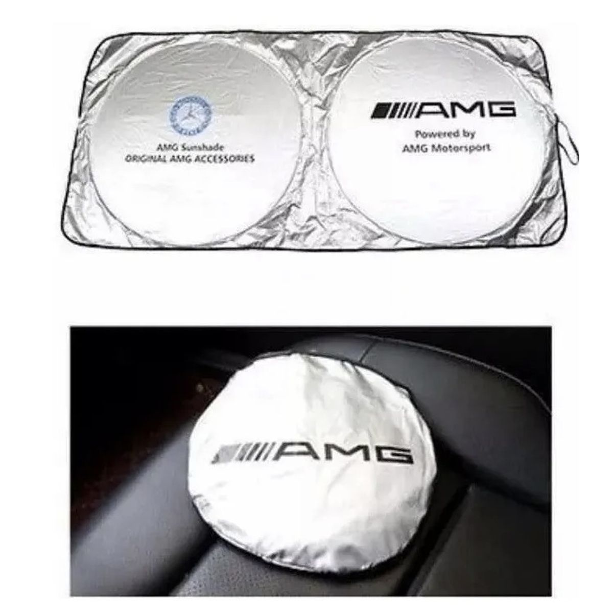 GENERICO - Parasol Protector Solar Reflectante para Mercedes AMG
