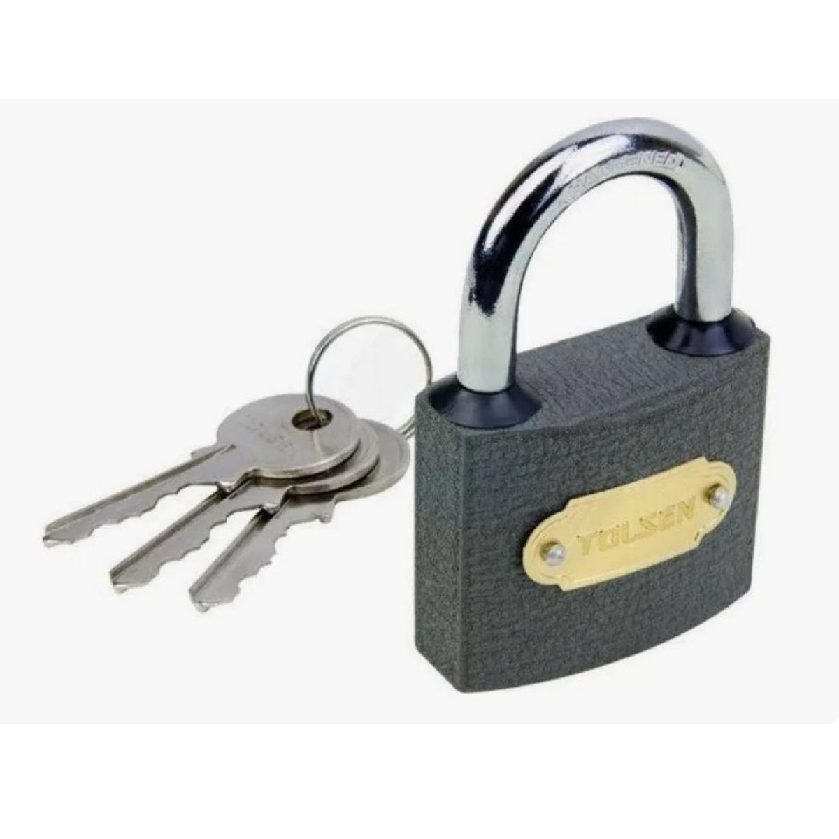 TOLSEN - Candado Hierro 38mm 3 llaves 55134 Tolsen