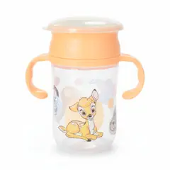 DISNEY - Vaso Antiderrame y Entrenamiento 360° con Tapa y Asas 395 ml Animales
