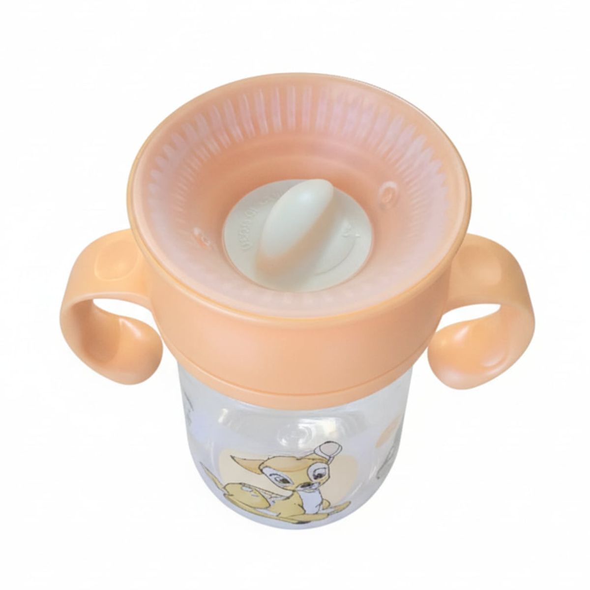 DISNEY - Vaso Antiderrame y Entrenamiento  360° con Tapa y  Asas 395 ml Animales