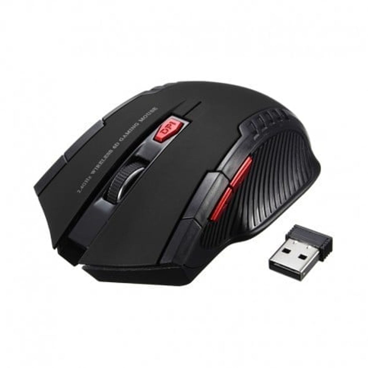GENERICO - Mouse gamer óptico inalámbric, USB 2.4 GHz