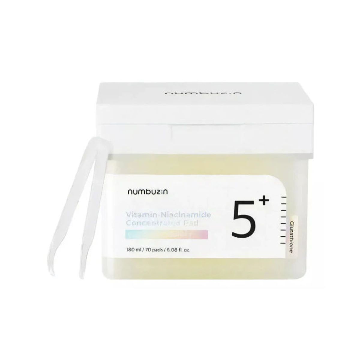 NUMBUZIN - Pads Exfoliantes e Iluminadores Coreanos con Niacinamida y Vitaminas  70 unidades