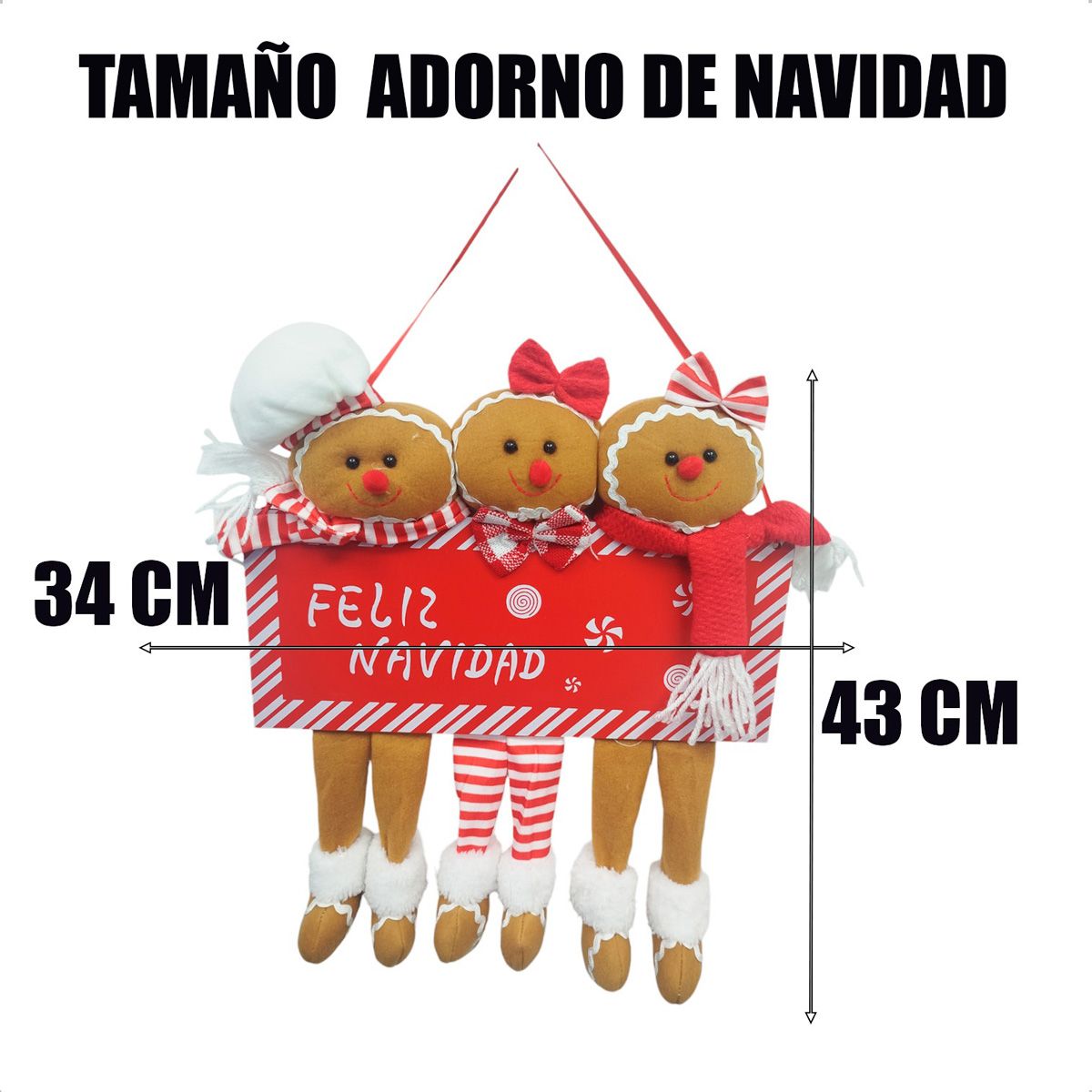 GENERICO - Adornos De Navidad Adornos Colgantes Para Puerta Adornos Nav