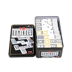 VADELL - Dominó Doble 12 Premium En Caja Metálica