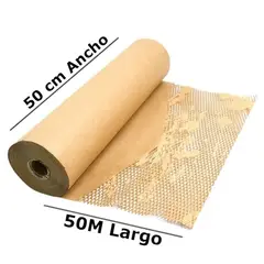 GENERICO - Rollo de Papel Panal 50cm x 50m