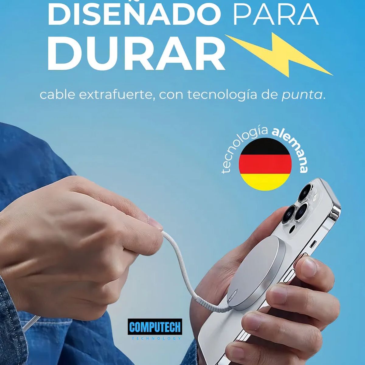 GENERICO - Cargador Inalámbrico Magnético 15w Para iPhone Compatible Con Magsafe