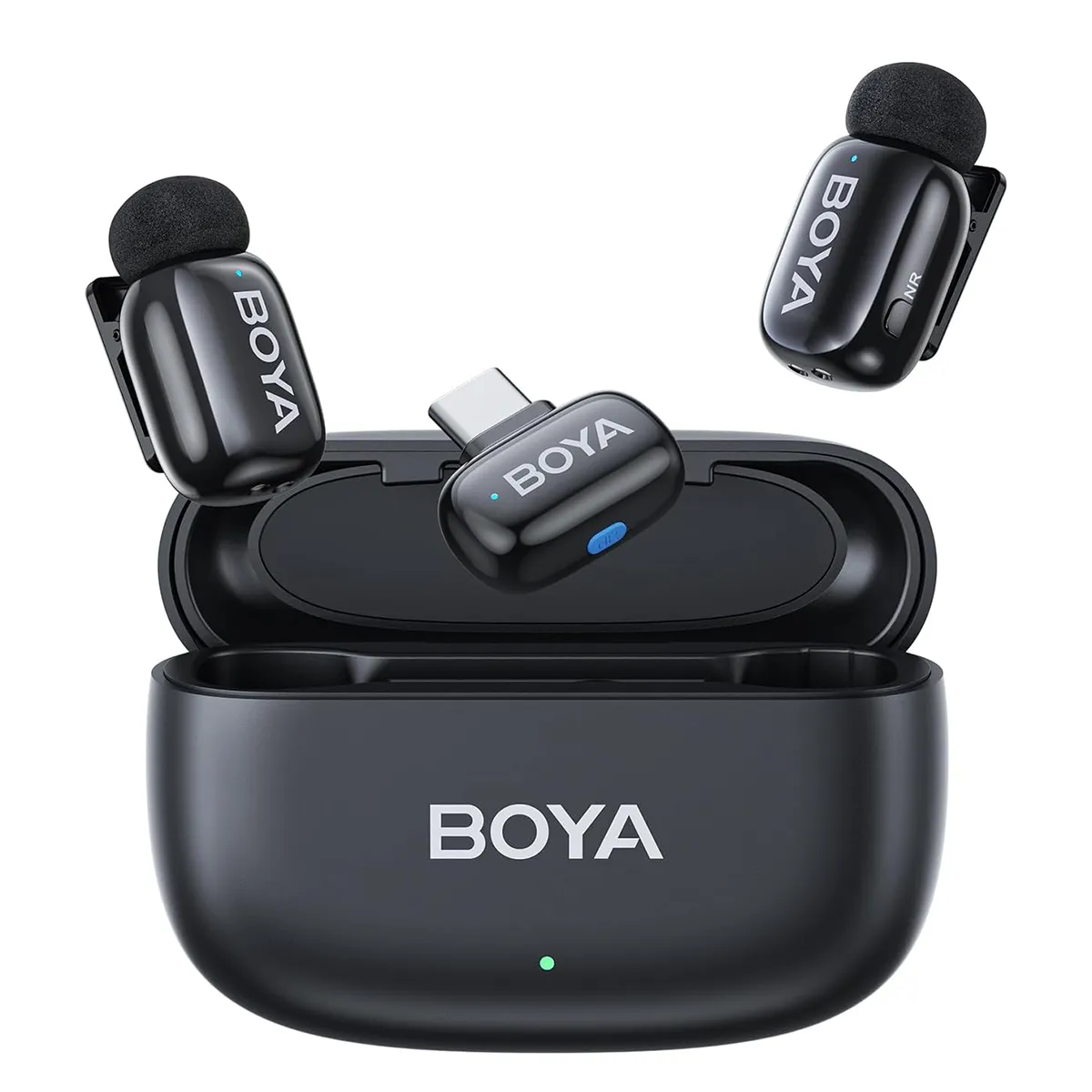 BOYA - Micrófono Inalámbrico BOYA mini 2 para Celular iPhone 15/16 USB-C con IA