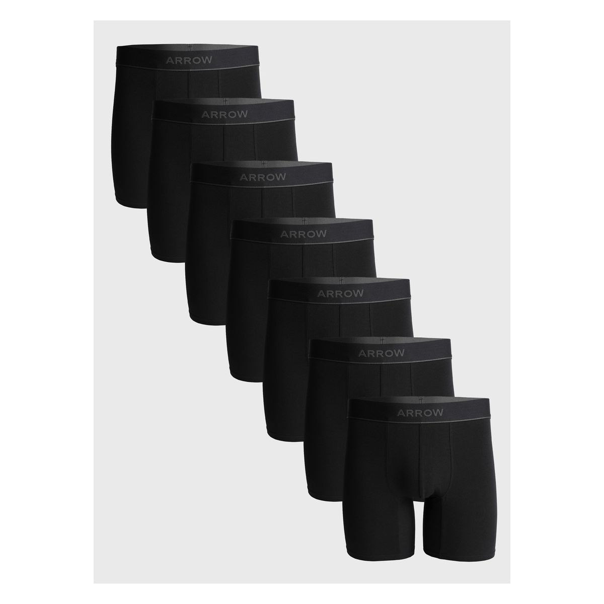 ARROW - Boxer Largo 7 Unidades Liso Arrow ARROW