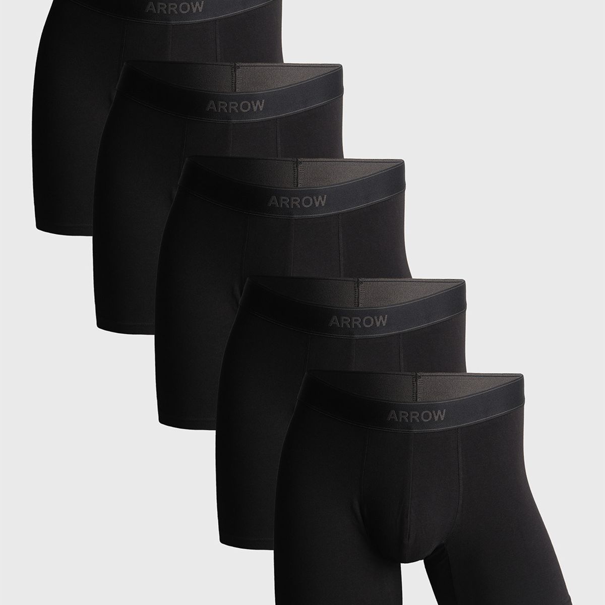 ARROW - Boxer Largo 5 Unidades Liso Arrow ARROW