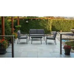 SPAZZIO - Living de Terraza Mallorca 4 cuerpos gris