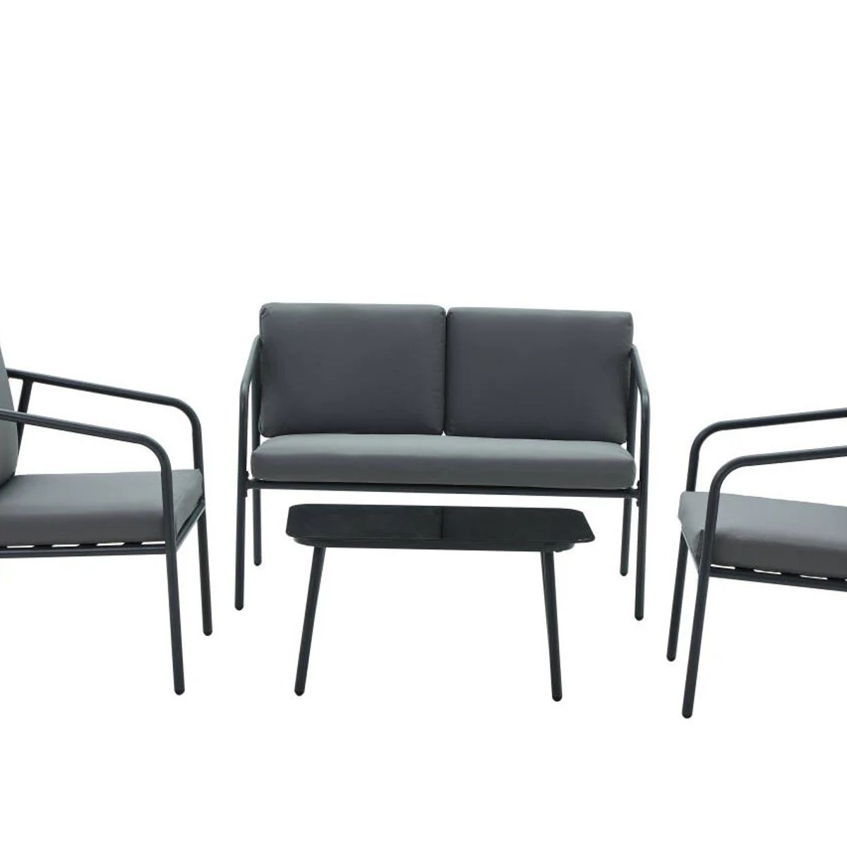 SPAZZIO - Living de Terraza Mallorca 4 cuerpos gris