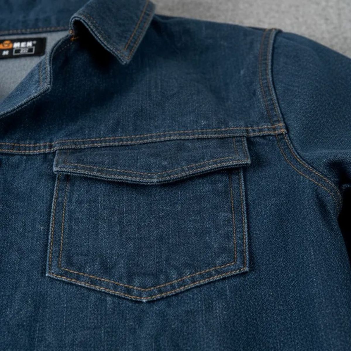 KUMEN - Chaqueta Slack Mezclilla Kumen