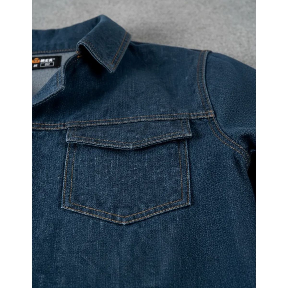 KUMEN - Chaqueta Slack Mezclilla Kumen