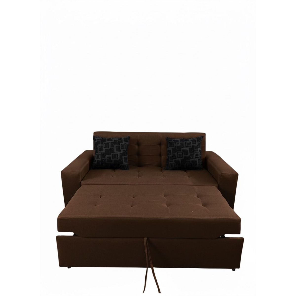 GENERICO - Sofa Cama Lino Marron Multifuncional 180x150x90