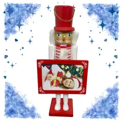 EKOL TACTICA MILITAR - Cascanueces Soldado Navidad Con Porta Retrato Decoración Navidad 2025