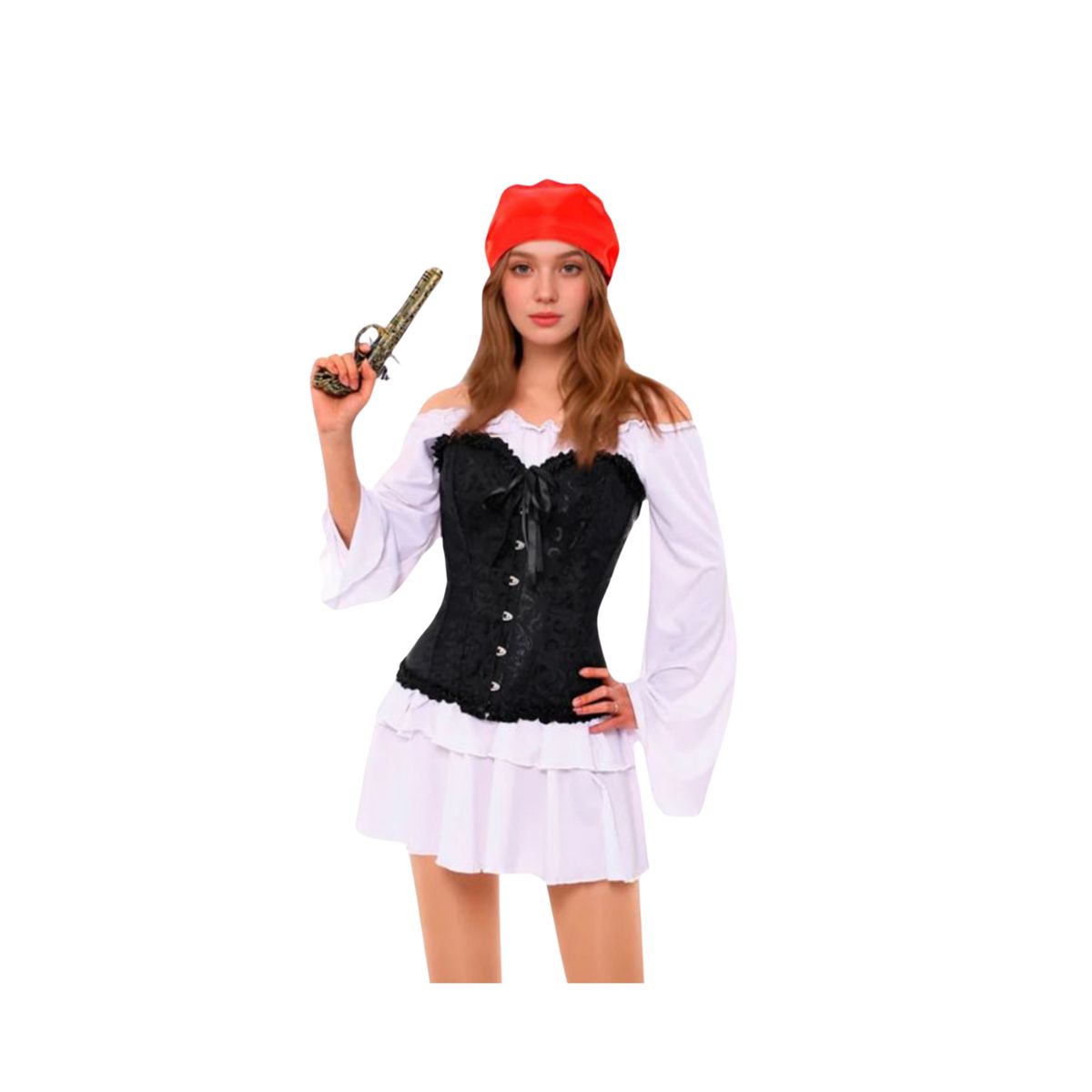 GENERICO - Disfraz Pirata Sexy Mujer L