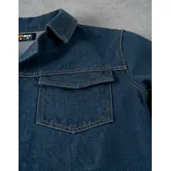 KUMEN - Chaqueta Slack Mezclilla