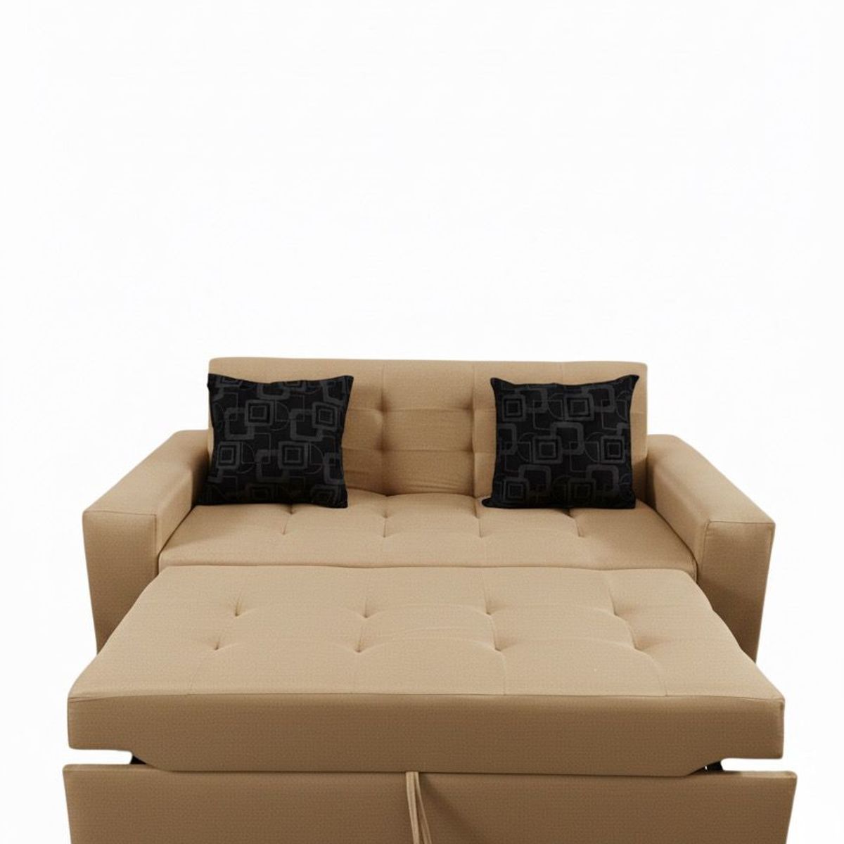 GENERICO - Sofa Cama Lino Beige Multifuncional 180x150x90