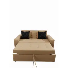 GENERICO - Sofa Cama Lino Beige Multifuncional 180x150x90