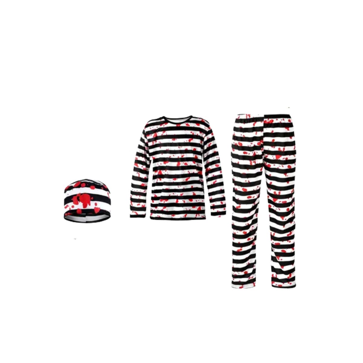 GENERICO - Disfraz Preso Sangriento Niño Halloween 5-6