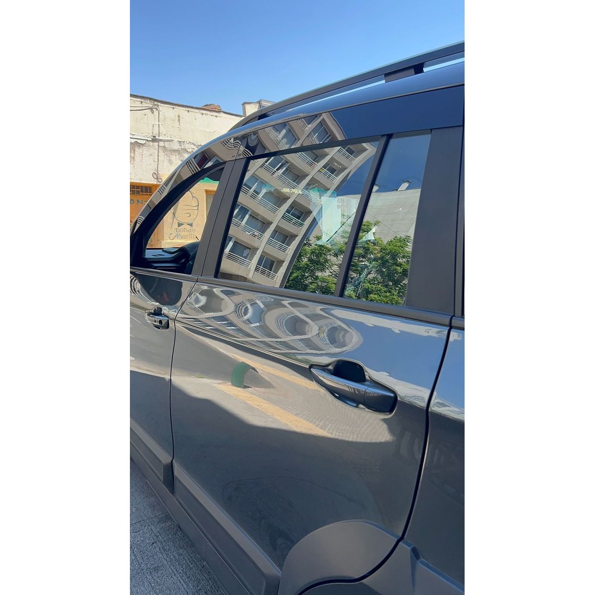 GENERICO - Bota Aguas de Acrílico 2mm plano Negro Brillante a Medida para autos SWM G03F
