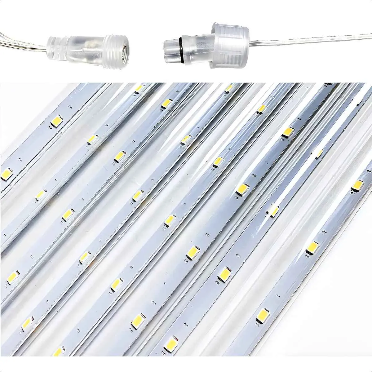 GENERICO - Luces Led Solares Lluvia De Meteoros Guirnalda Exteriores luz azul