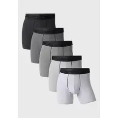 ARROW - Boxer Hombre Pack x5 Diseño Melange Algodón