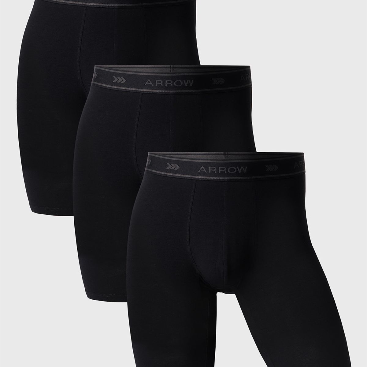 ARROW - Boxer Hombre Arrow Pack x3 Algodón Liso ARROW