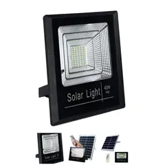 LOGIC - Kit Foco Led 40w Panel Solar Y Control Remoto