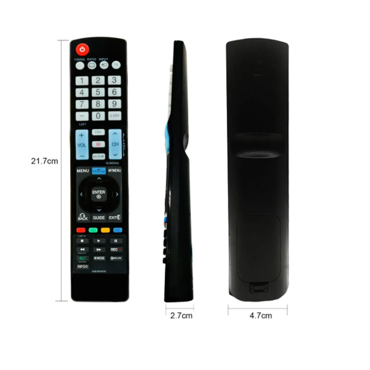 GENERICO - Control Remoto Universal  Akb73615319 Para LG Tv Led Lcd