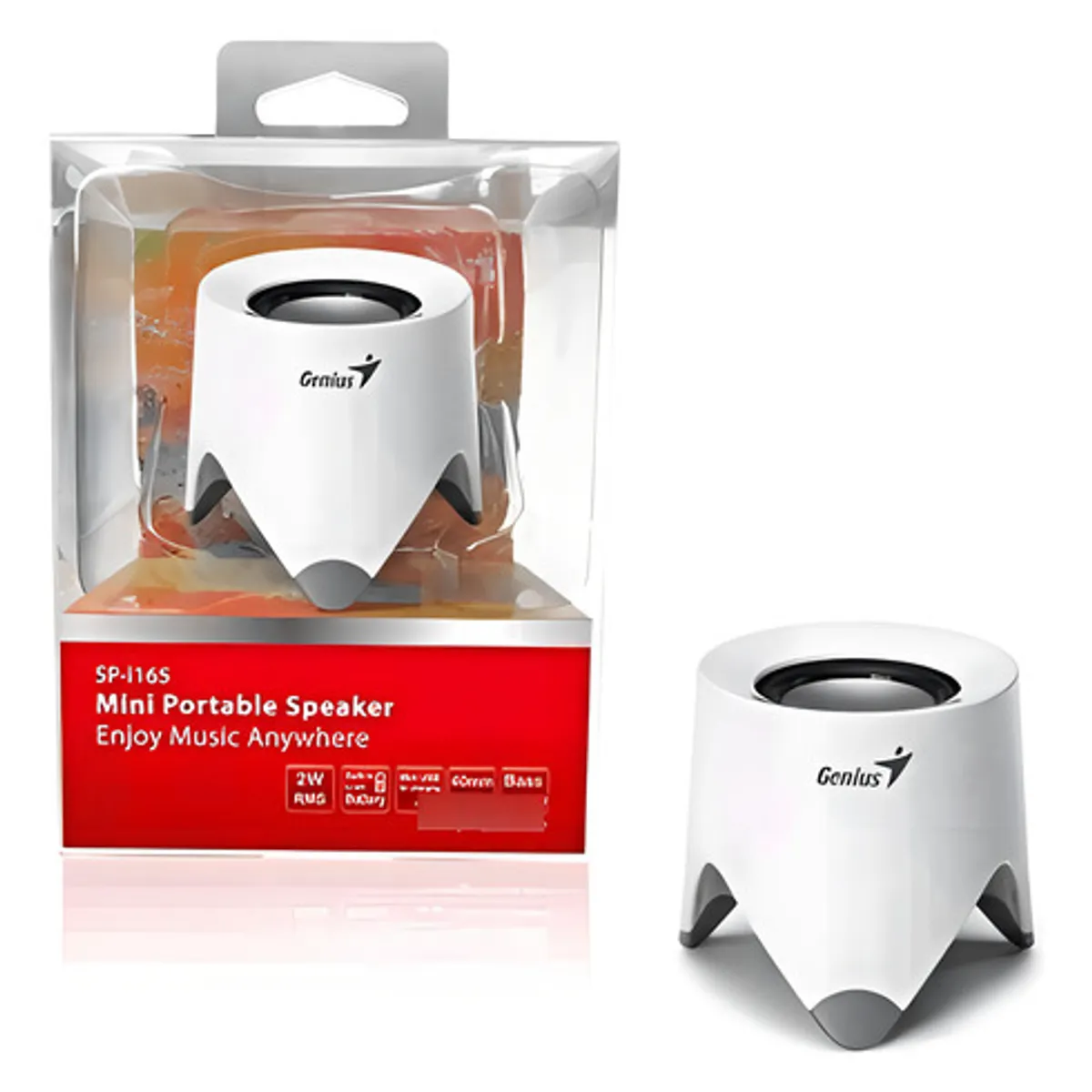 Altavoz Portátil Con Mini Usb sp-i165 - Color Blanco, marca GENERICO - Foto 2
