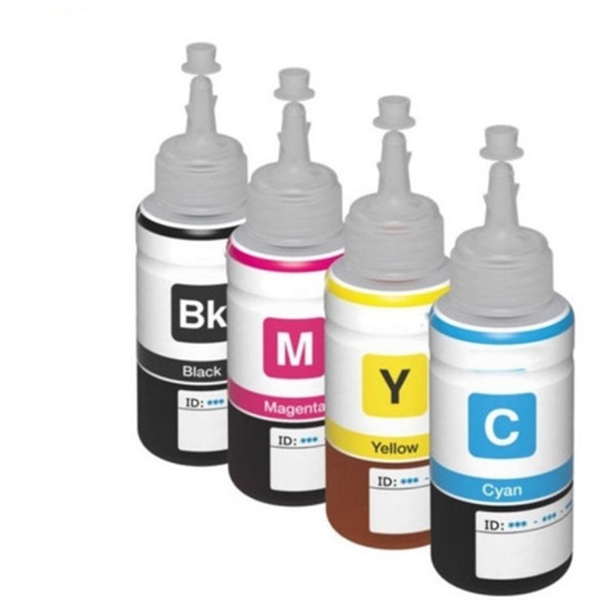 GENERICO - Pack 4 Botellas Tintas Alternativas Para Epson Ecotank