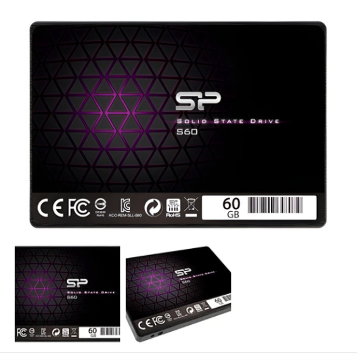 SP - Ssd Silicon Power 64gb 25 Sata Iii 6 Gbps Industrial Reacondicionado