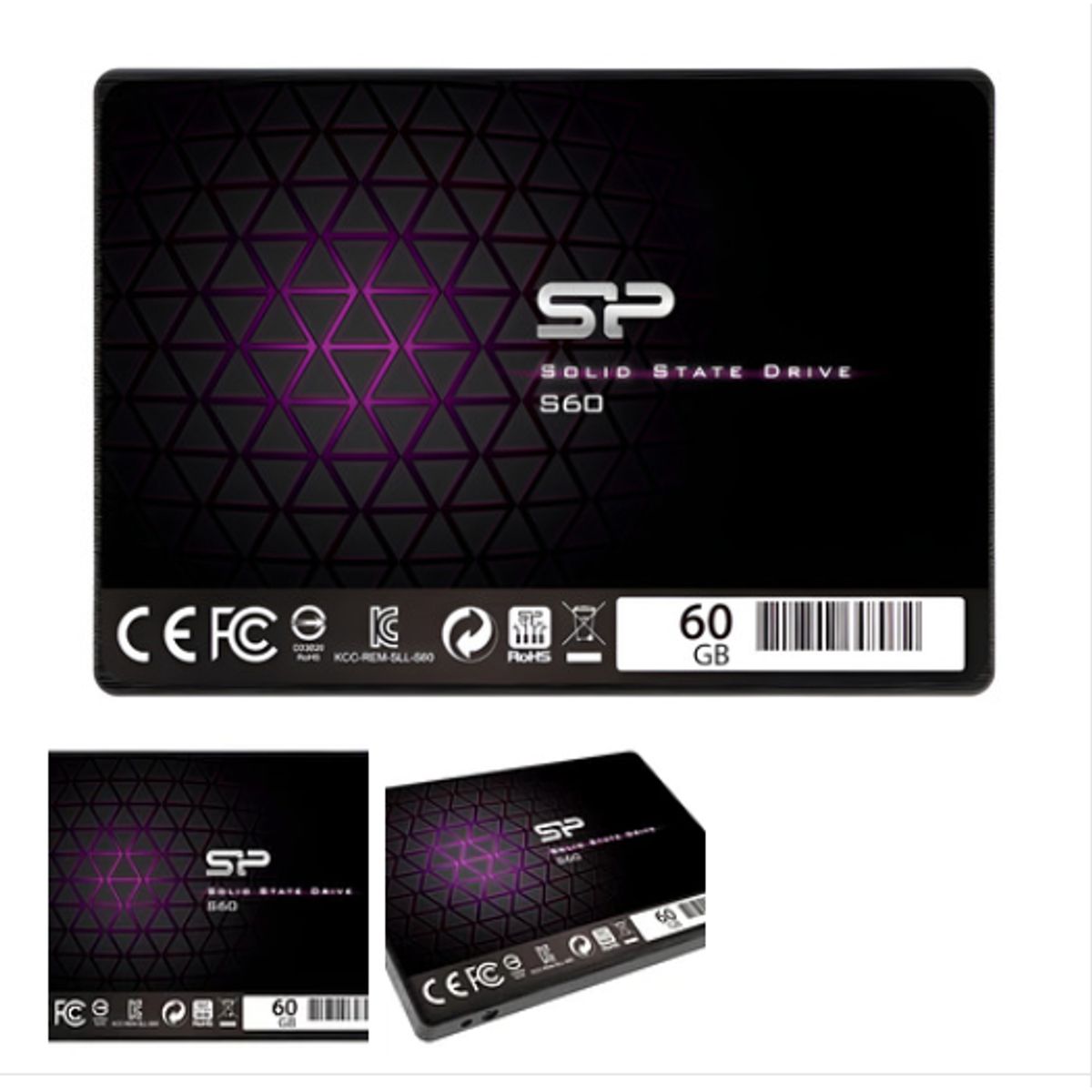 SP - Ssd Silicon Power 64gb 25 Sata Iii 6 Gbps Industrial Reacondicionado
