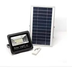 LOGIC - Kit Proyector 25w Panel Solar Soporte Y Control Remoto