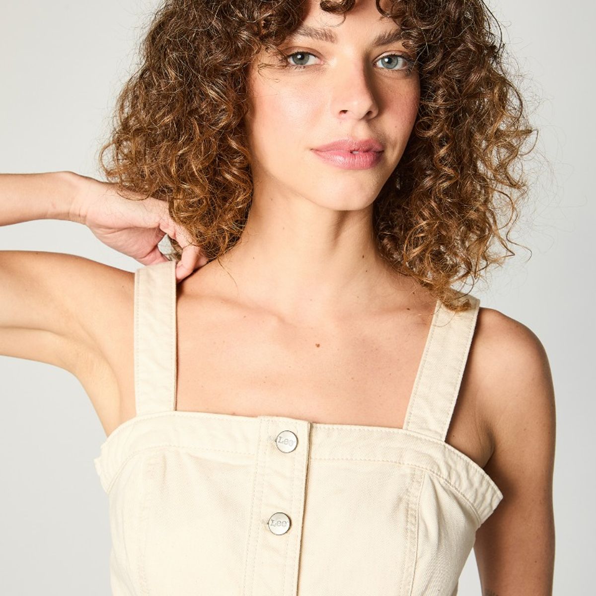 LEE - Polera Denim Tank I Feel Love