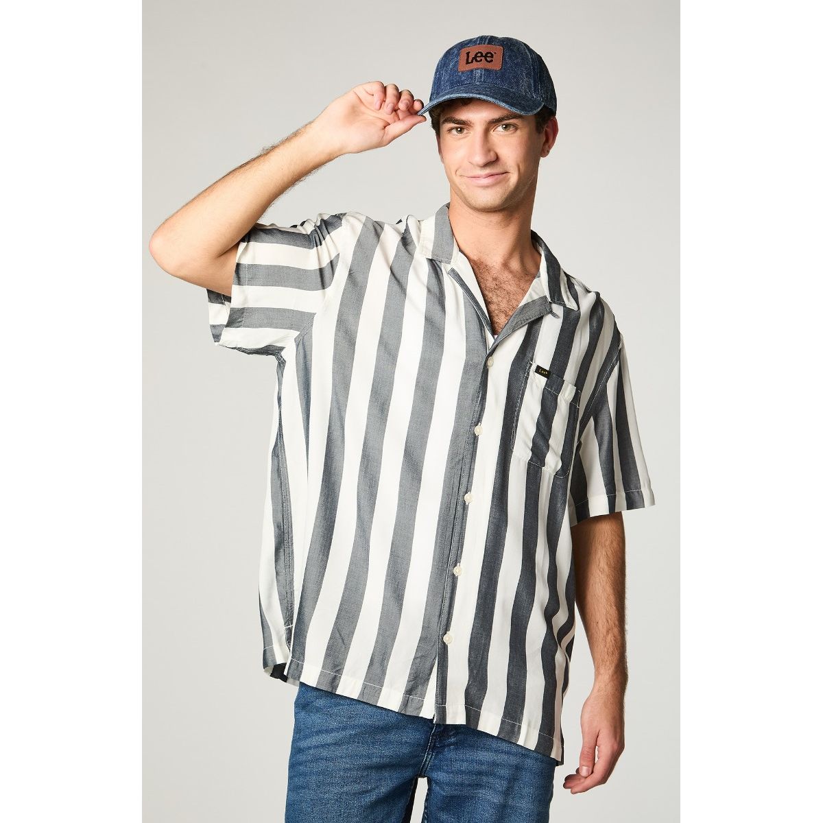 LEE - Camisa Hombre Resort Stripes