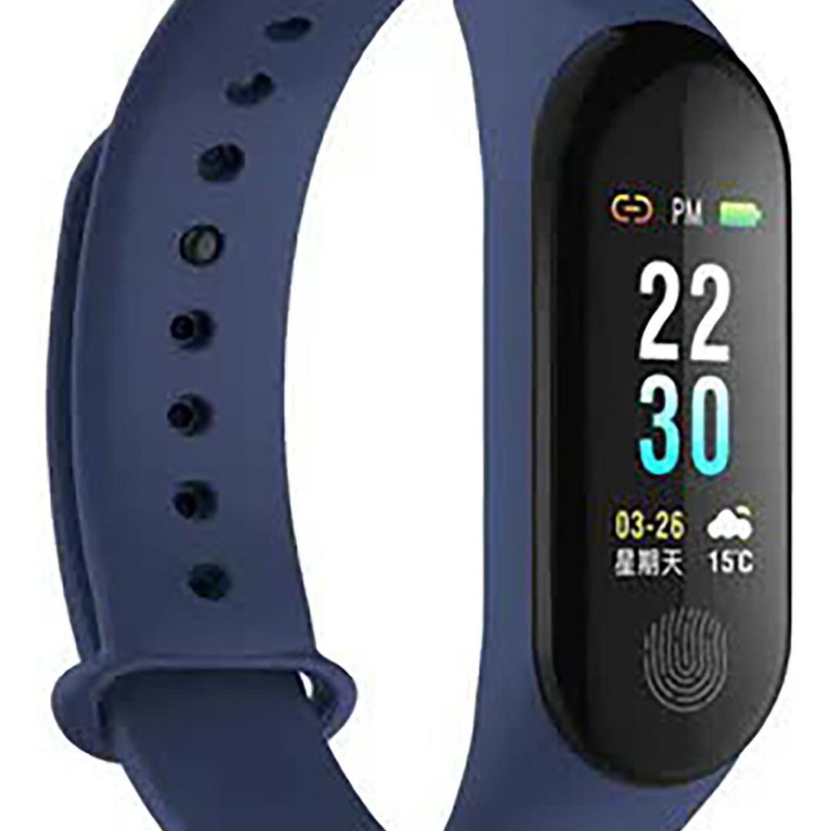 IMPORTCLICK - Reloj Inteligente Smart Band Bluetooth Azul