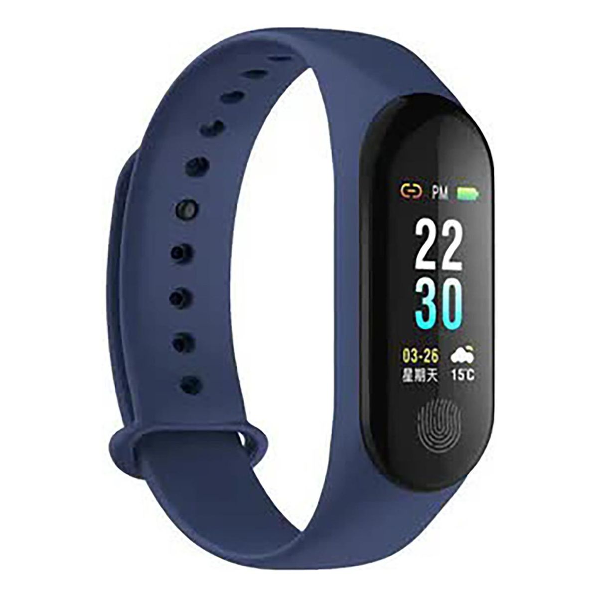 IMPORTCLICK - Reloj Inteligente Smart Band Bluetooth Azul