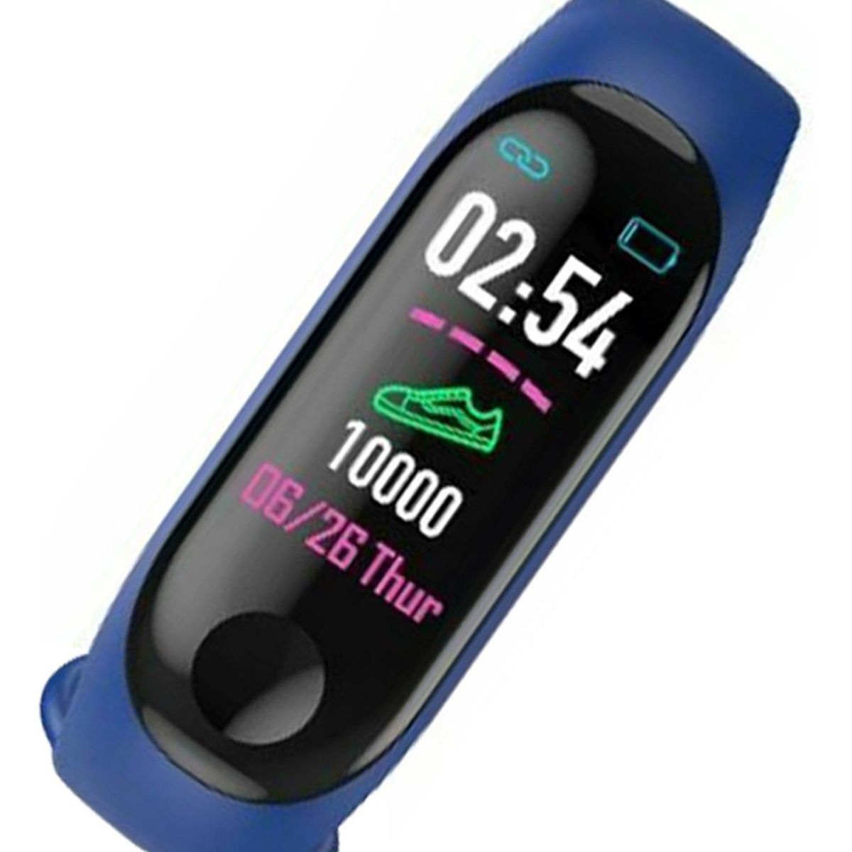 IMPORTCLICK - Reloj Inteligente Smart Band Bluetooth Azul