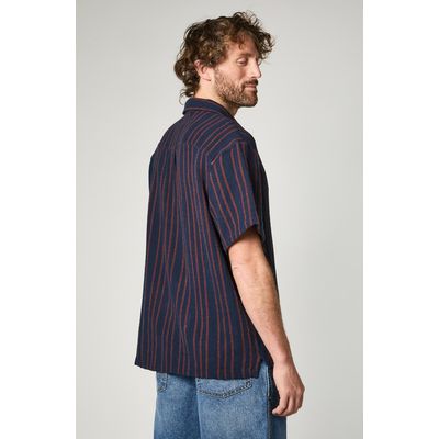 Imagen 2 del producto Camisa MC Stripes Azul