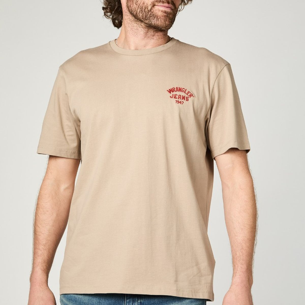 WRANGLER - Polera Hombre Wrangler Jeans Beige