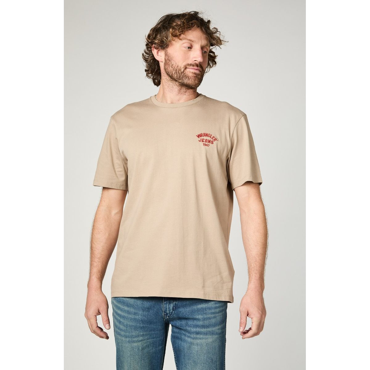 WRANGLER - Polera Hombre Wrangler Jeans Beige